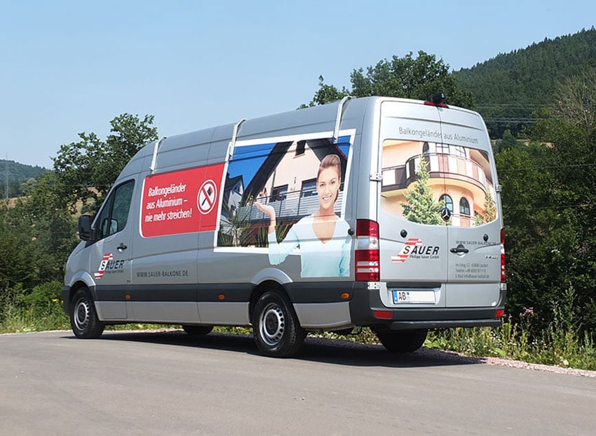 Transporterbeschriftung Sauer